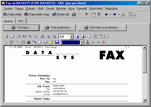 Dosly fax