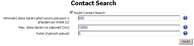 Formulář Contact Search