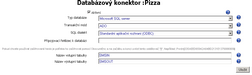 Formulář Databázový konektor