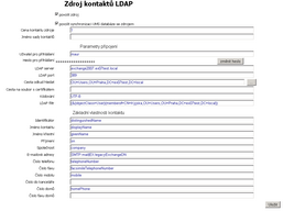 Ukázka nastavení LDAP server