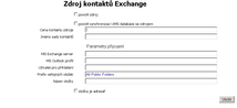 Nastavení Microsoft Exchange Server