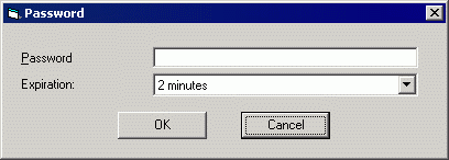 Password entering